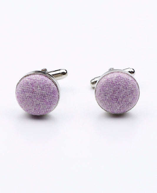 Boutons de Manchette Violet en Laine | Claude - Unipap's