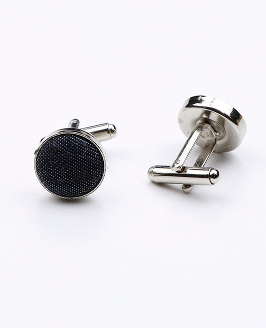 Boutons de Manchette Noir en Coton | Edgard - Unipap's