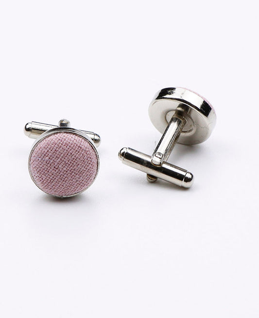 Boutons de Manchette Rose n°3 Homme en Coton | Edgard | Unipap's