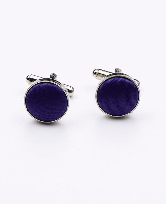 Boutons de Manchette Violet n°1 en Polyester | Anatole - Unipap's
