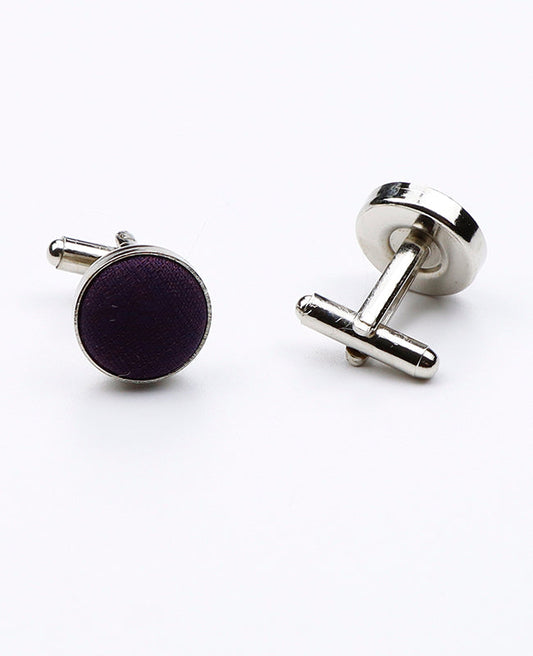Boutons de Manchette Violet n°2 en Polyester | Octave - Unipap's