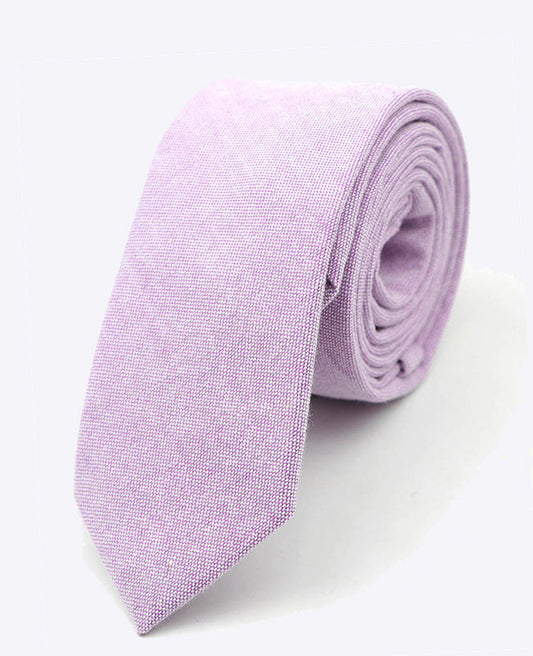 Cravate Violet Homme en Coton | Edgard - Unipap's