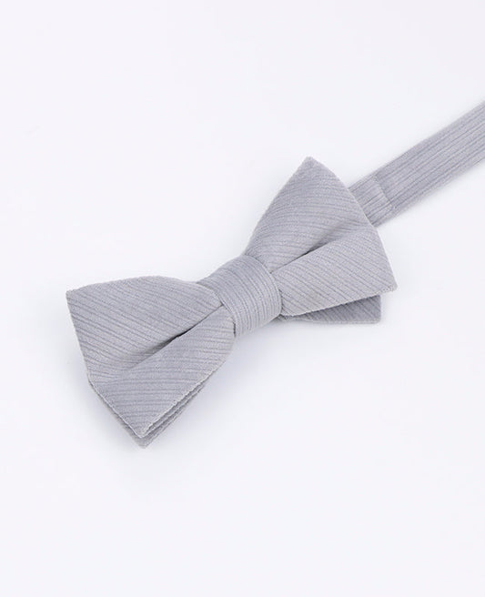 Noeud Papillon Gris Enfant en Velours | Marius - Unipap's