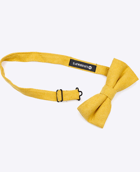 Noeud Papillon Jaune n°2 Homme en Effet Velours | Simon - Unipap's