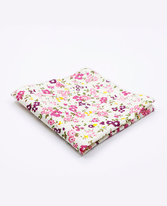 Pochette de Costume Liberty Rose n°1 en Coton | Gaspard - Unipap's