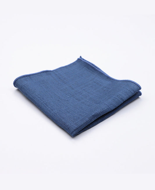Pochette de Costume Bleu n°8 Homme en Coton | Edgard | Unipap's