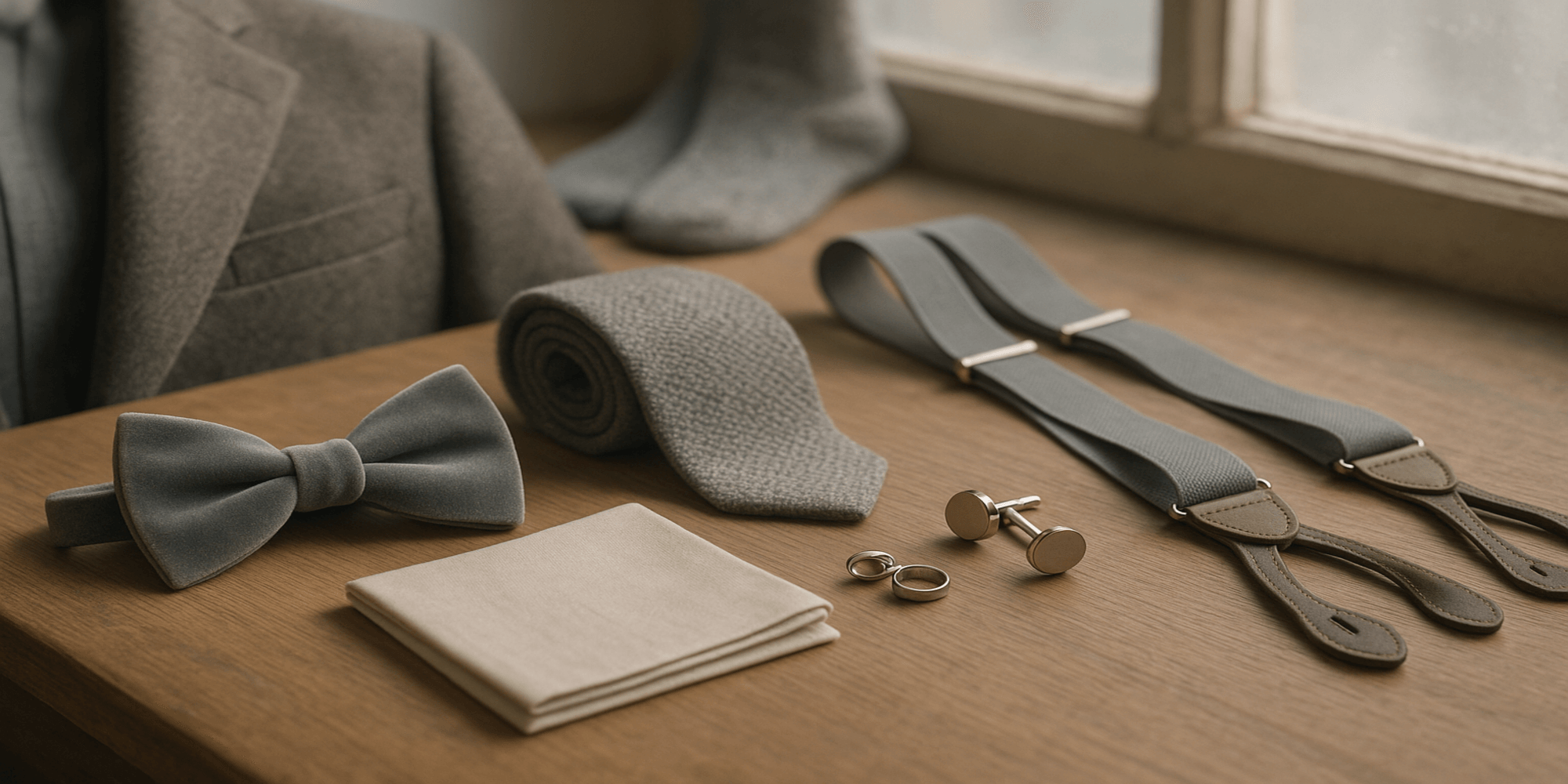 Pourquoi les accessoires de costume gris sont-ils un choix élégant pour l’hiver ? Immagine