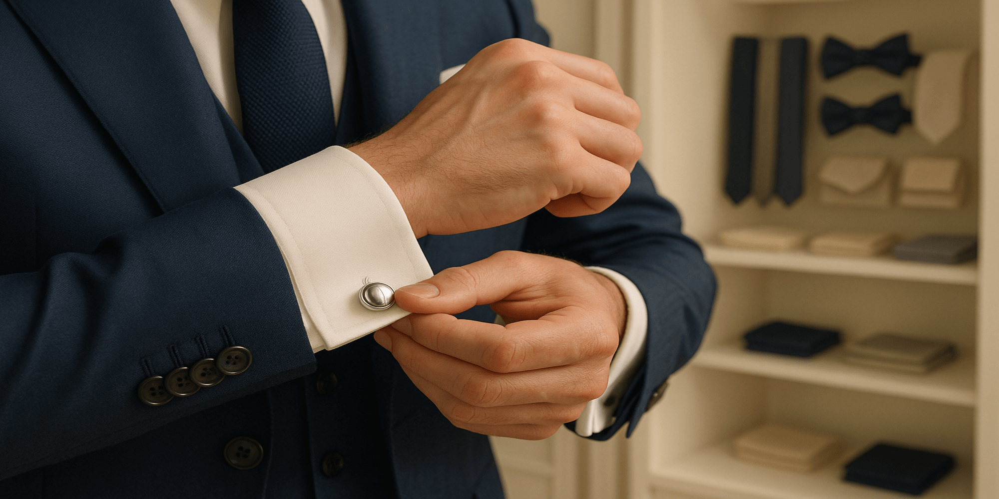 Les Boutons de Manchette : Accessoire Indispensable pour Élever Votre Style ! Immagine