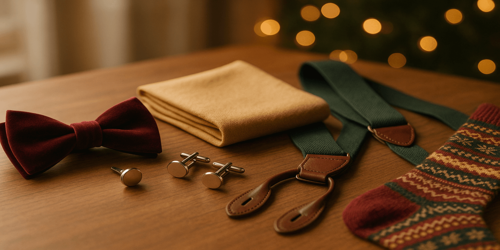 Quels accessoires de costume choisir pour un look élégant lors des fêtes de fin d’année ? Immagine