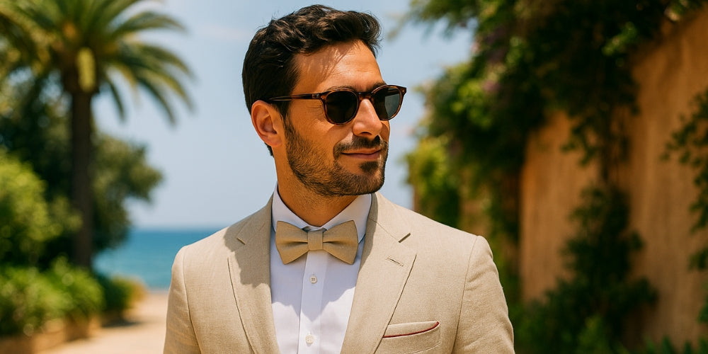 Accessoires de costume en lin : Chic et Léger pour l'Été Immagine
