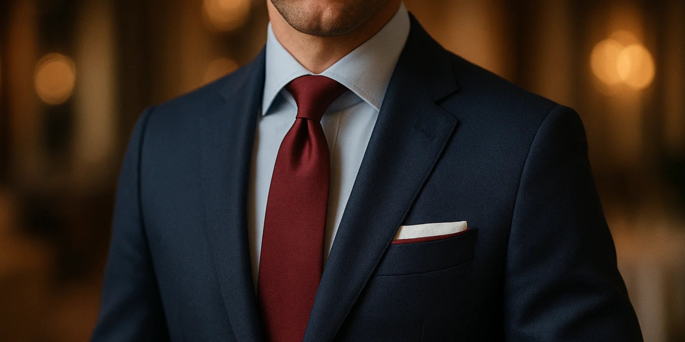Comment assortir une cravate à une pochette de costume ? Immagine