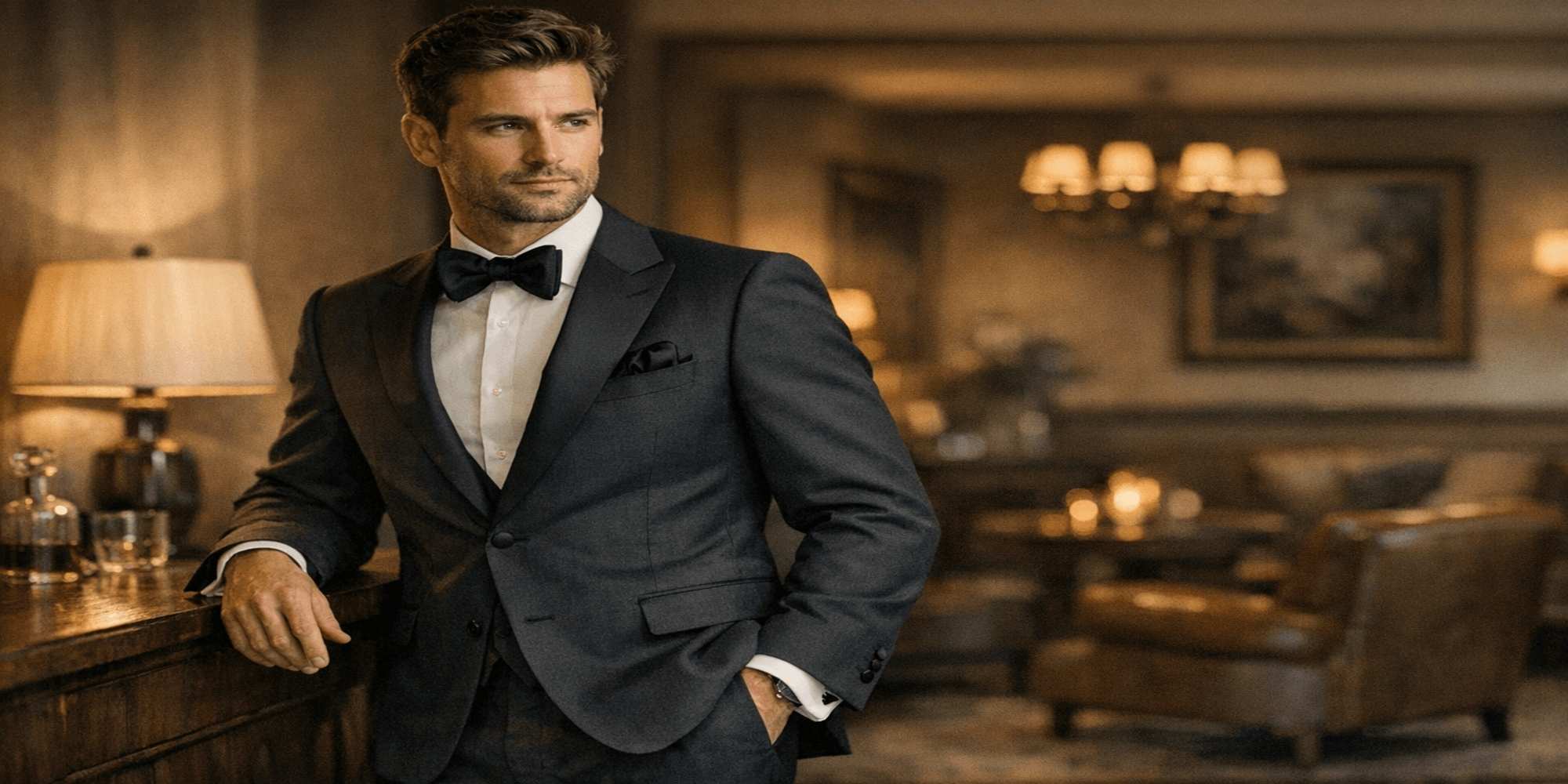 Pourquoi choisir des accessoires de costume noirs pour un look chic ? Immagine