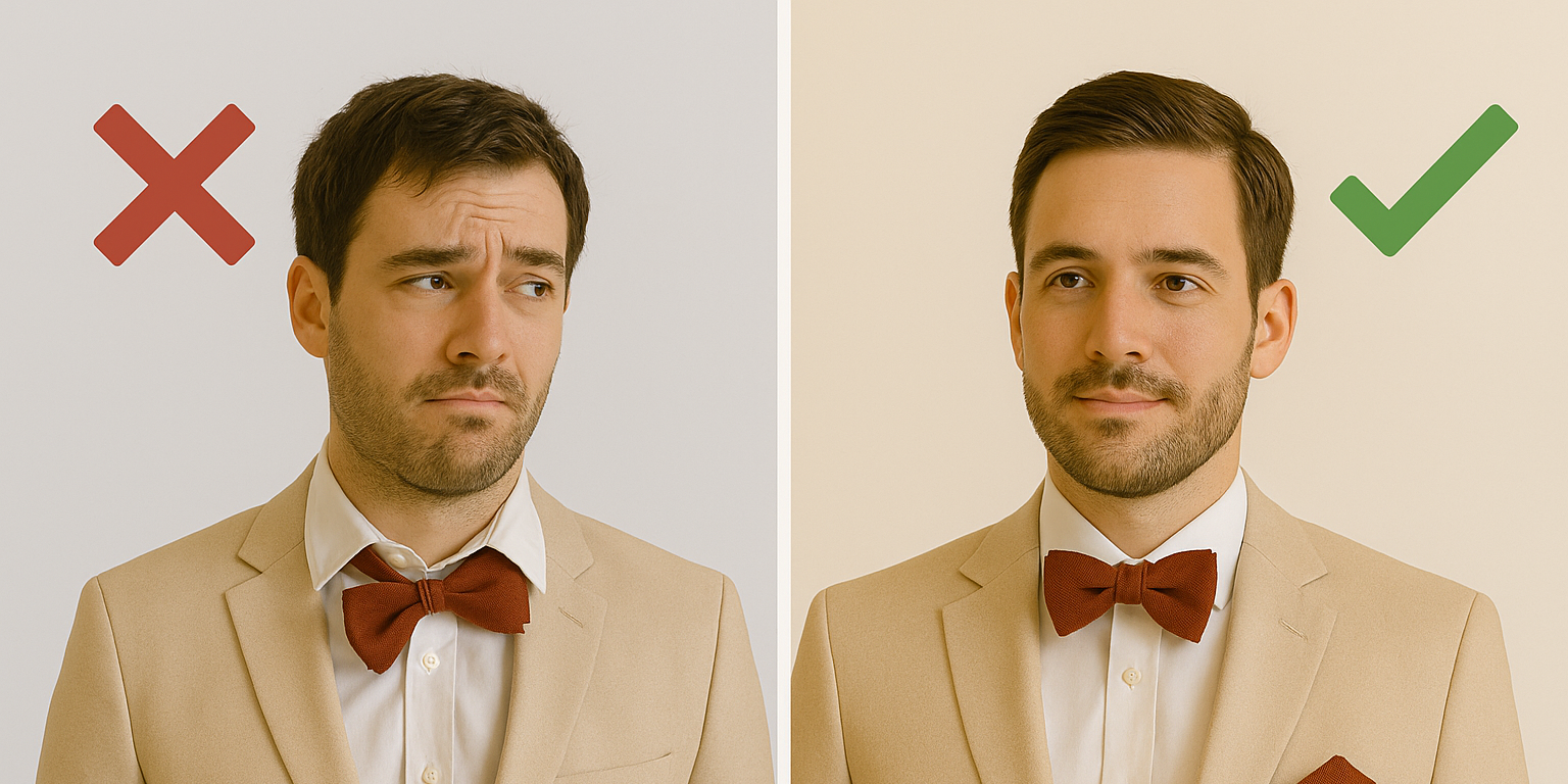 5 erreurs à éviter quand on porte un nœud papillon pour un look homme élégant Immagine