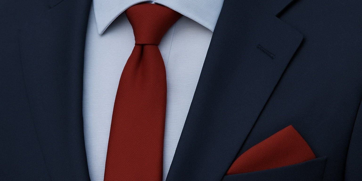 Comment assortir une pochette de costume à une cravate avec élégance ? Immagine