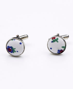 Gemelli Liberty Bianco n°1 in Cotone | Gaspard - Unipap's