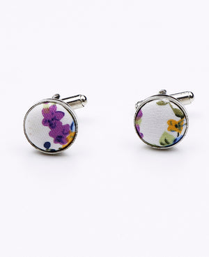 Gemelli Liberty Bianco n°3 in Cotone | Charles - Unipap's