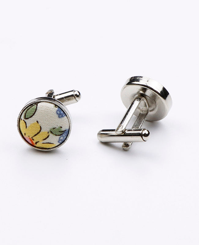 Gemelli Liberty Bianco n°5 in Cotone | Charles - Unipap's