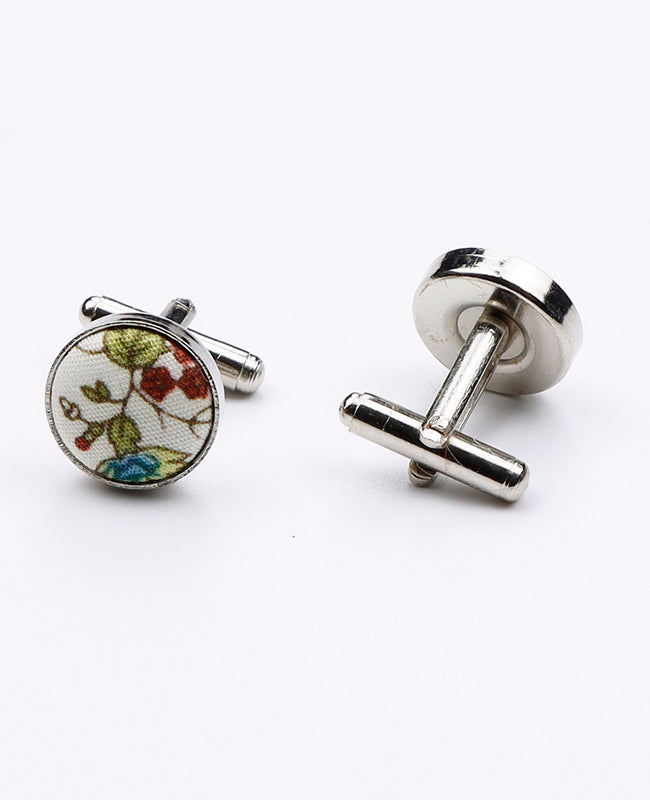 Gemelli Liberty Bianco n°9 in Cotone | Charles - Unipap's