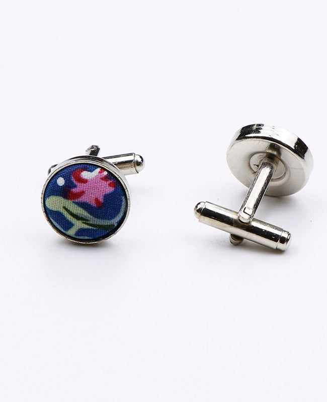 Gemelli Liberty Blu n°11 in Cotone | Gaspard - Unipap's