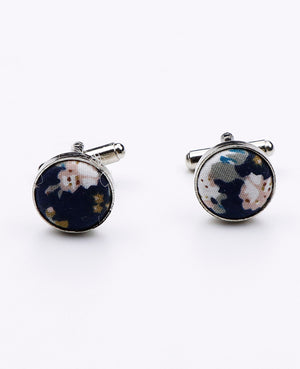 Gemelli Liberty Blu n°5 in Cotone | Charles - Unipap's