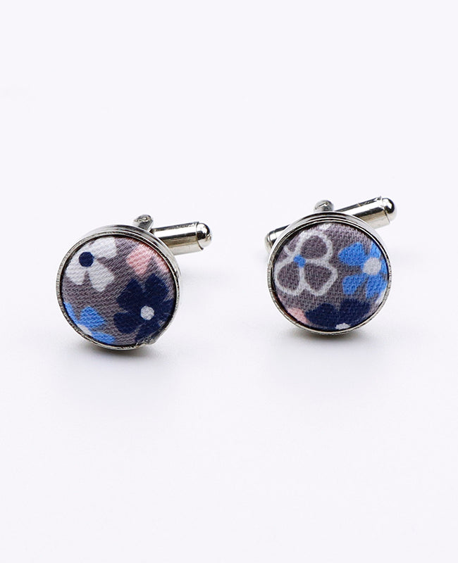 Gemelli Liberty Blu n°5 in Cotone | Gaspard - Unipap's
