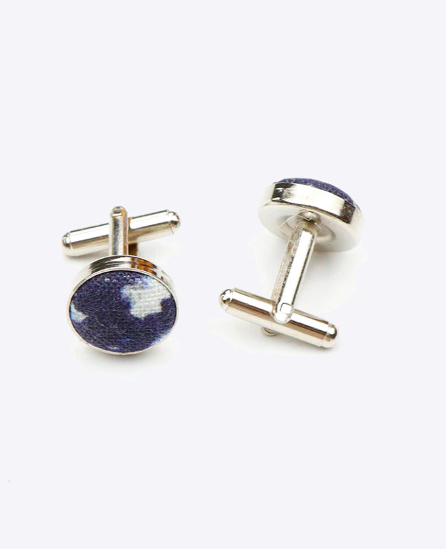 Gemelli Liberty Blu n°6 in Cotone | Charles - Unipap's