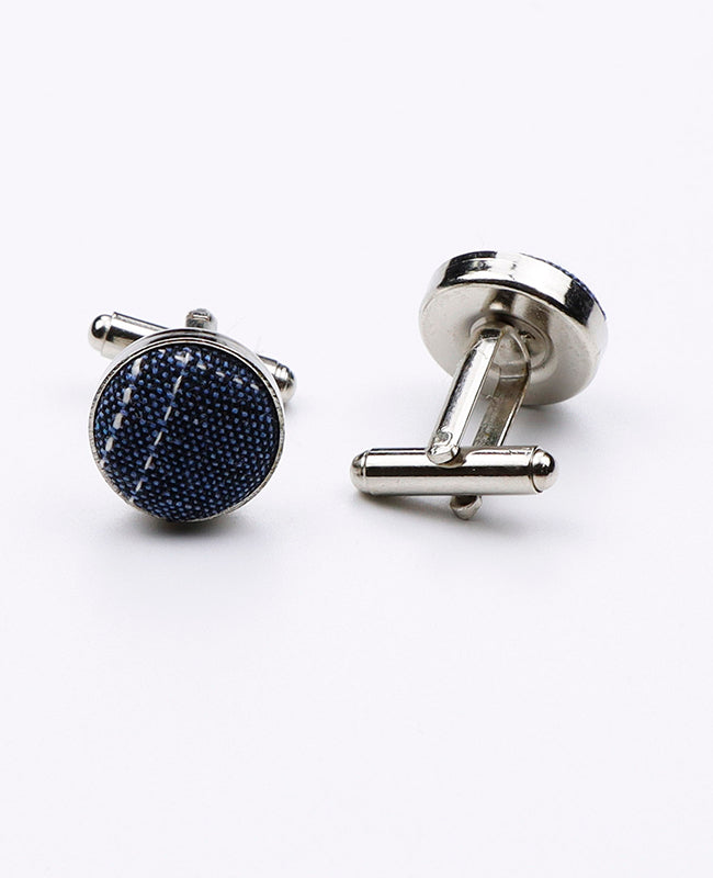 Gemelli Tartan Blu in Cotone | Marcel - Unipap's