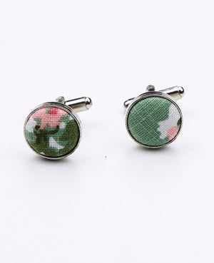 Gemelli Liberty Verde n°3 in Cotone | Gaspard - Unipap's