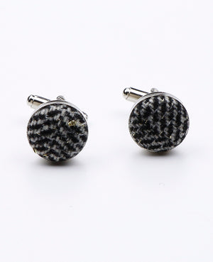 Gemelli Tartan Grigio n°8 in Lana | Norbert - Unipap's