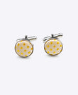 Gemelli Giallo n°2 A Pois in Poliestere «Louis»