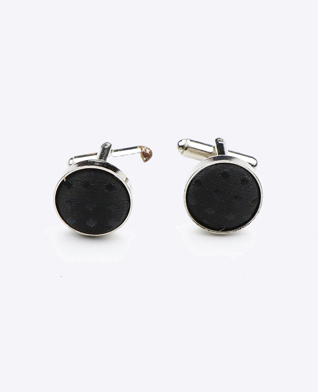 Gemelli Nero n°1 A Pois in Poliestere «Louis»
