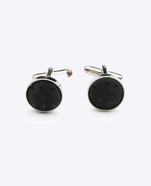 Gemelli Nero n°1 A Pois in Poliestere «Louis»