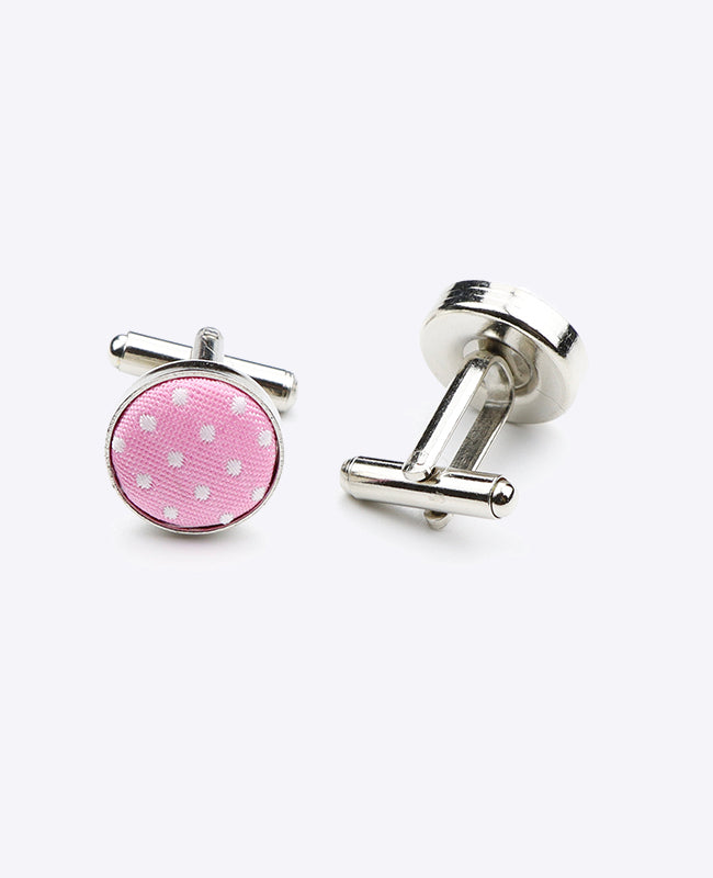 Gemelli Rosa n°1 A Pois in Poliestere «Louis»