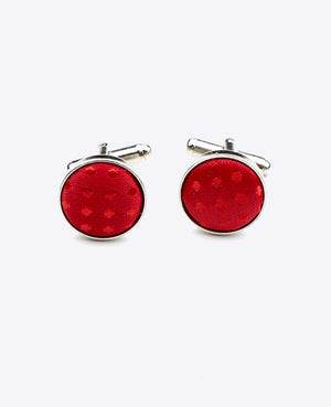 Gemelli Rosso n°1 A Pois in Poliestere «Louis»