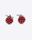 Gemelli Rosso n°2 A Pois in Poliestere «Louis»