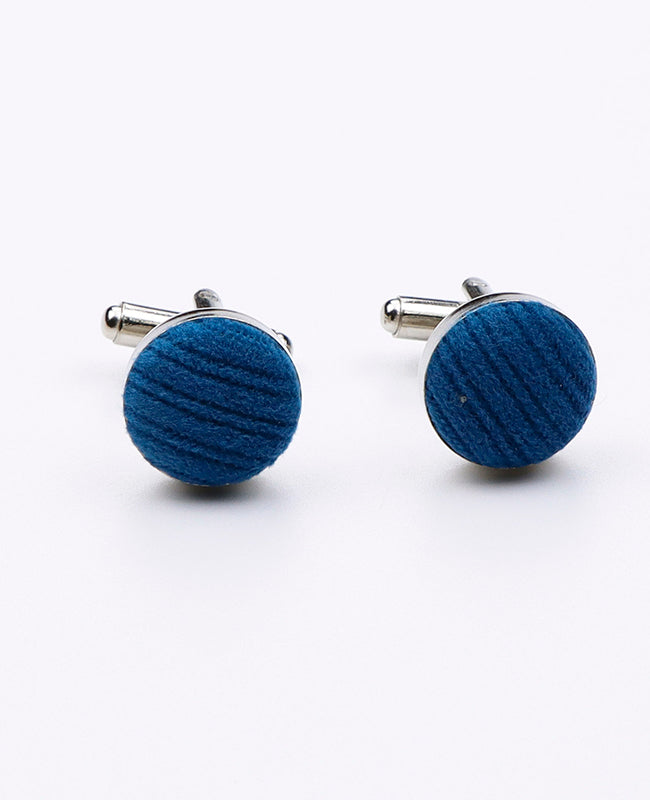 Gemelli Blu n°2 in Velluto «Marius»