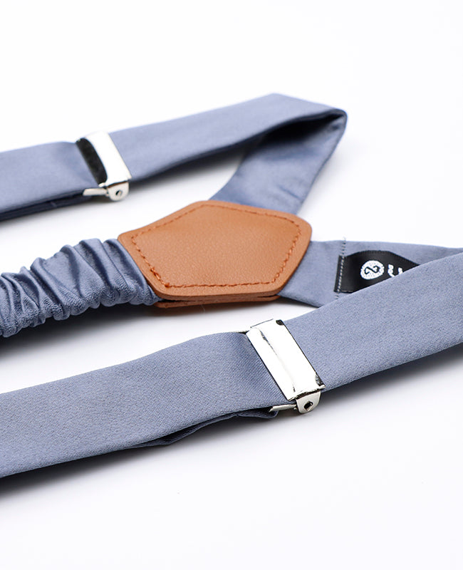 Bretelle Uomo Grigio in Poliestere «Ernest»