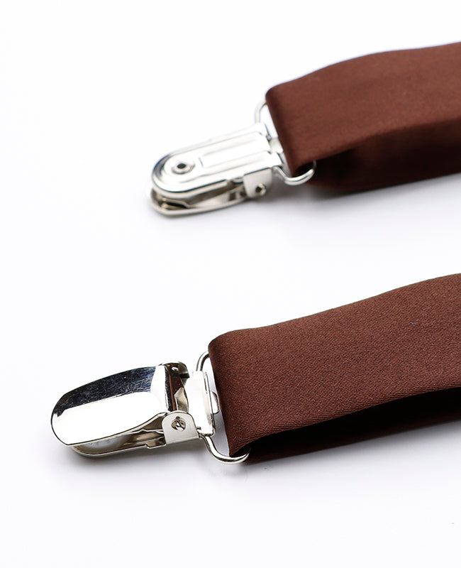 Bretelle Uomo Marrone in Poliestere «Ernest»