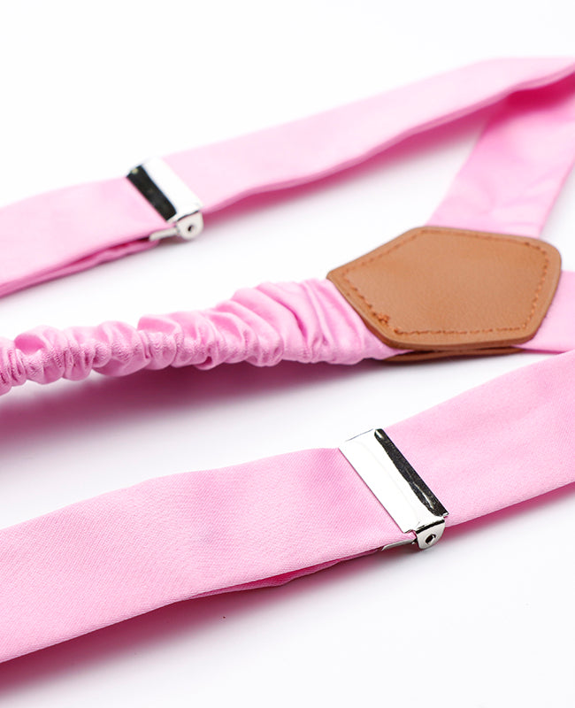 Bretelle Uomo Rosa n°1 in Poliestere «Ernest»