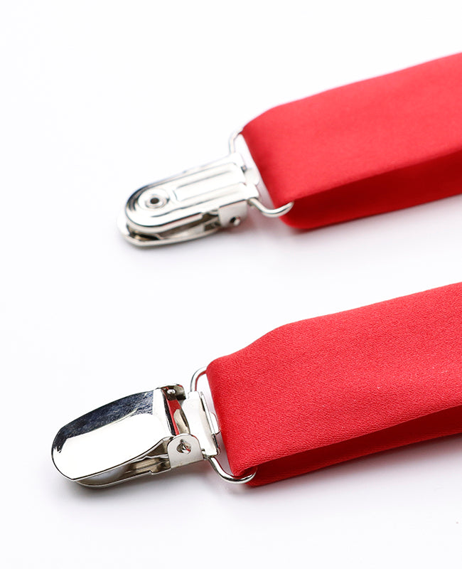 Bretelle Uomo Rosso n°2 in Poliestere «Ernest»