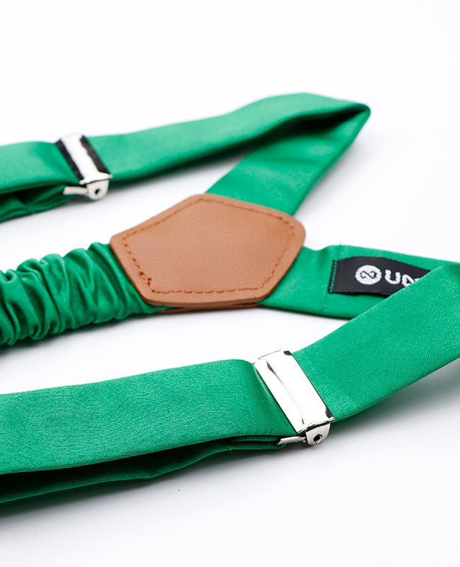 Bretelle Uomo Verde n°3 in Poliestere «Ernest»