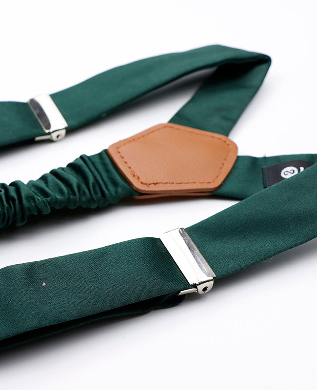 Bretelle Uomo Verde n°4 in Poliestere «Ernest»