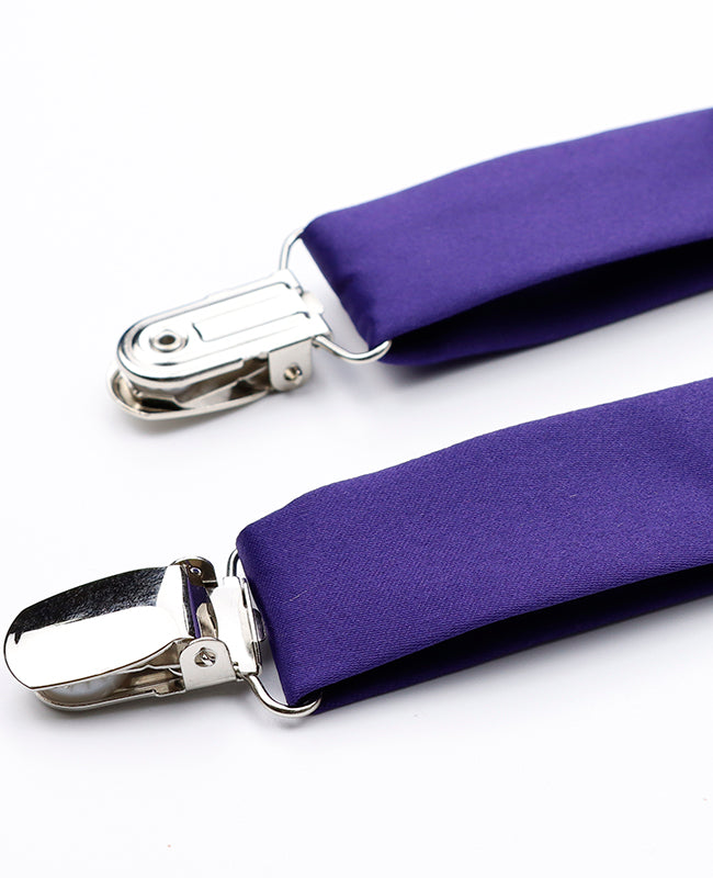 Bretelle Uomo Viola n°1 in Poliestere «Ernest»