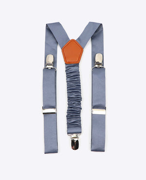 Bretelle Bambini Grigio in Poliestere «Ernest»