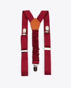 Bretelle Bambini Rosso n°1 in Poliestere «Ernest»