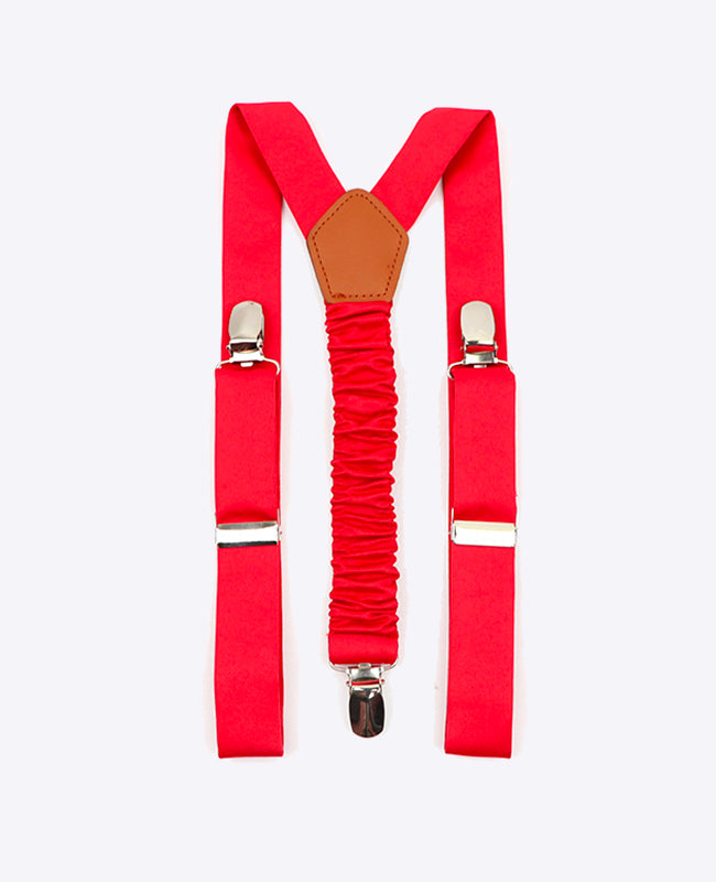 Bretelle Bambini Rosso n°2 in Poliestere «Ernest»