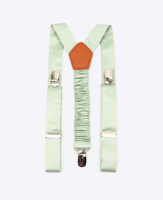 Bretelle Bambini Verde n°1 in Poliestere «Ernest»