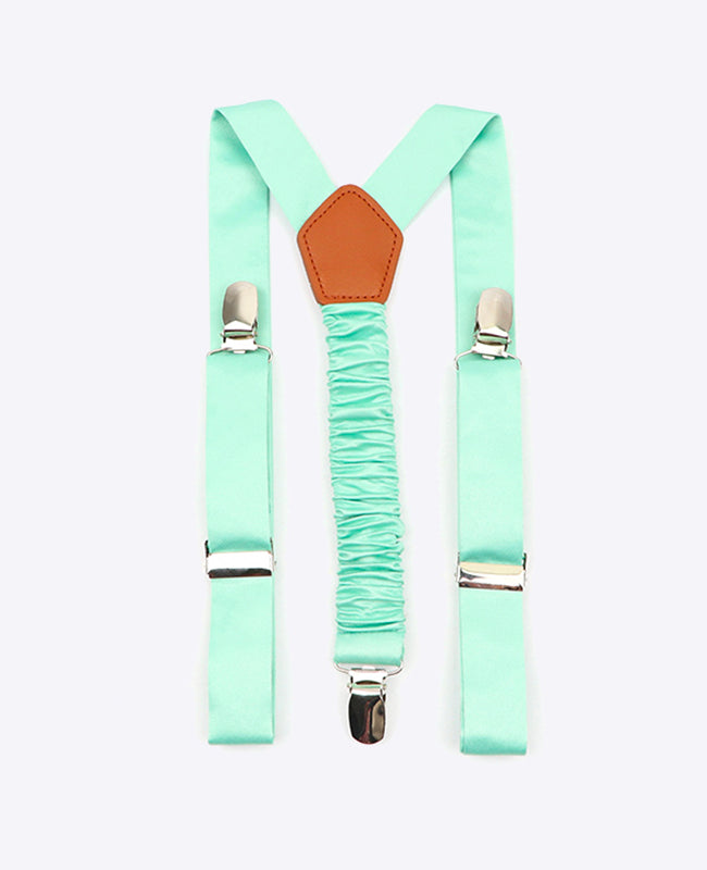 Bretelle Bambini Verde n°2 in Poliestere «Ernest»