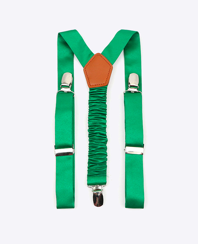 Bretelle Bambini Verde n°3 in Poliestere «Ernest»