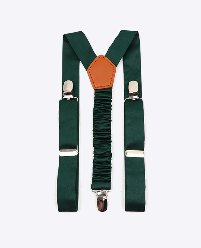 Bretelle Bambini Verde n°4 in Poliestere «Ernest»